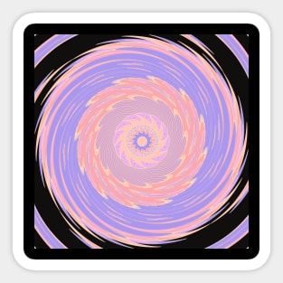 Swirl Soft Coloured Mandala Sticker